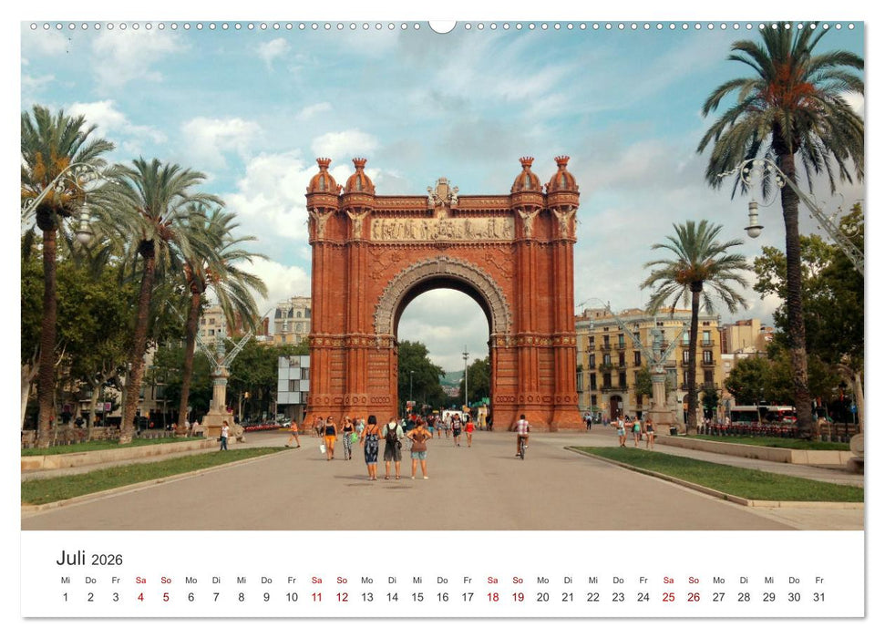 Barcelona - Die wunderschöne Hauptstadt Kataloniens. (CALVENDO Premium Wandkalender 2026)
