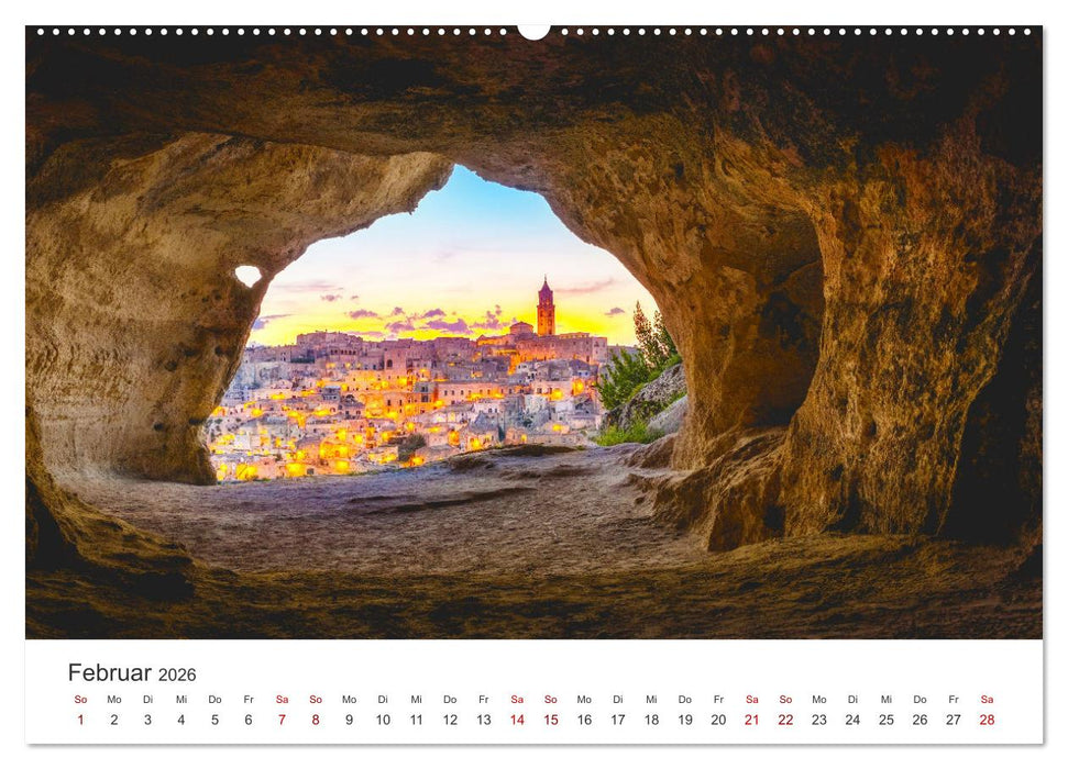 Italien - Romantische Städte und endlose Küsten. (CALVENDO Premium Wandkalender 2026)