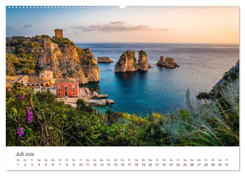 Italien - Romantische Städte und endlose Küsten. (CALVENDO Premium Wandkalender 2026)