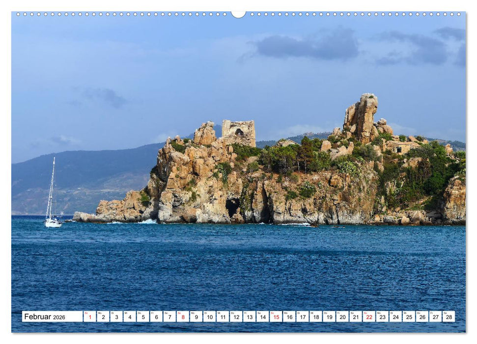 Cefalù Perle Siziliens (CALVENDO Premium Wandkalender 2026)
