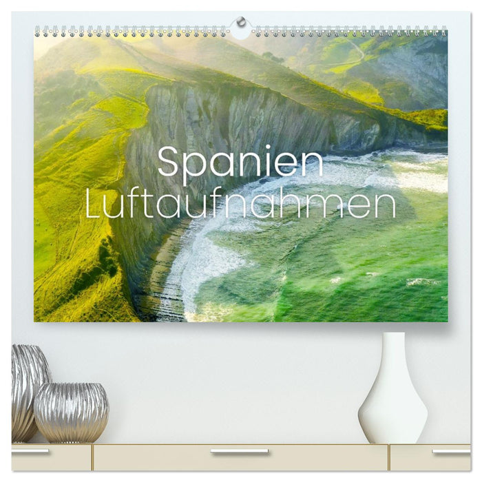 Spanien Luftaufnahmen (CALVENDO Premium Wandkalender 2026)