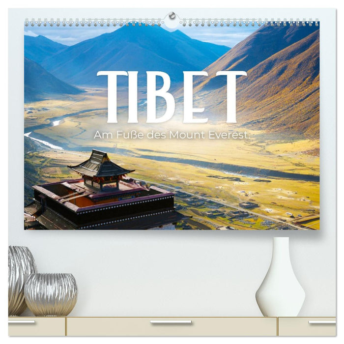 Tibet - Am Fuße des Mount Everest. (CALVENDO Premium Wandkalender 2026)