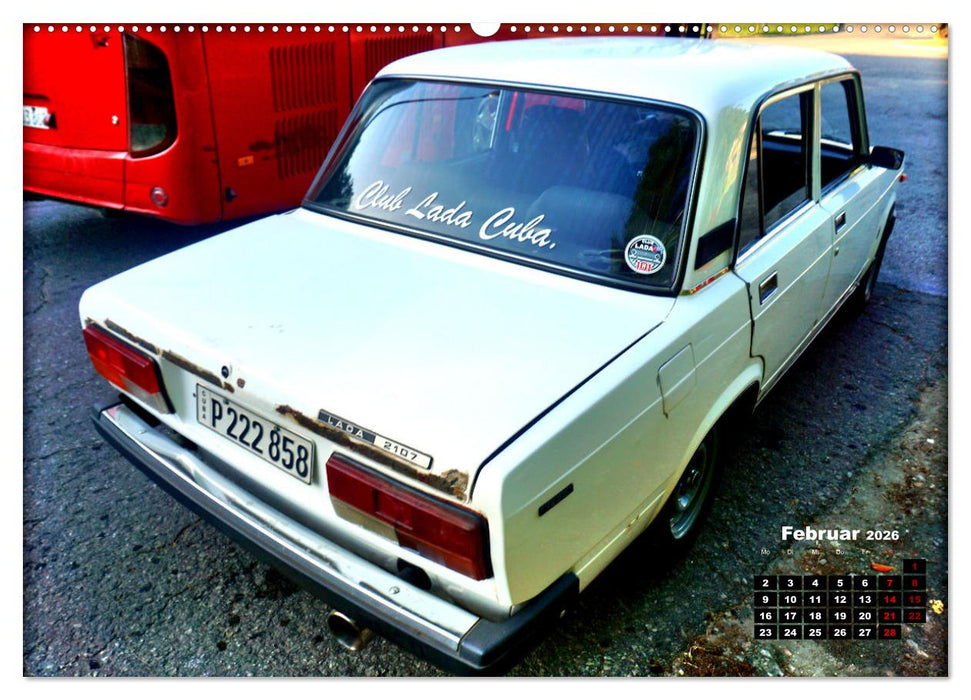 LADA-2107 - Die Auto-Ikone der UdSSR (CALVENDO Premium Wandkalender 2026)