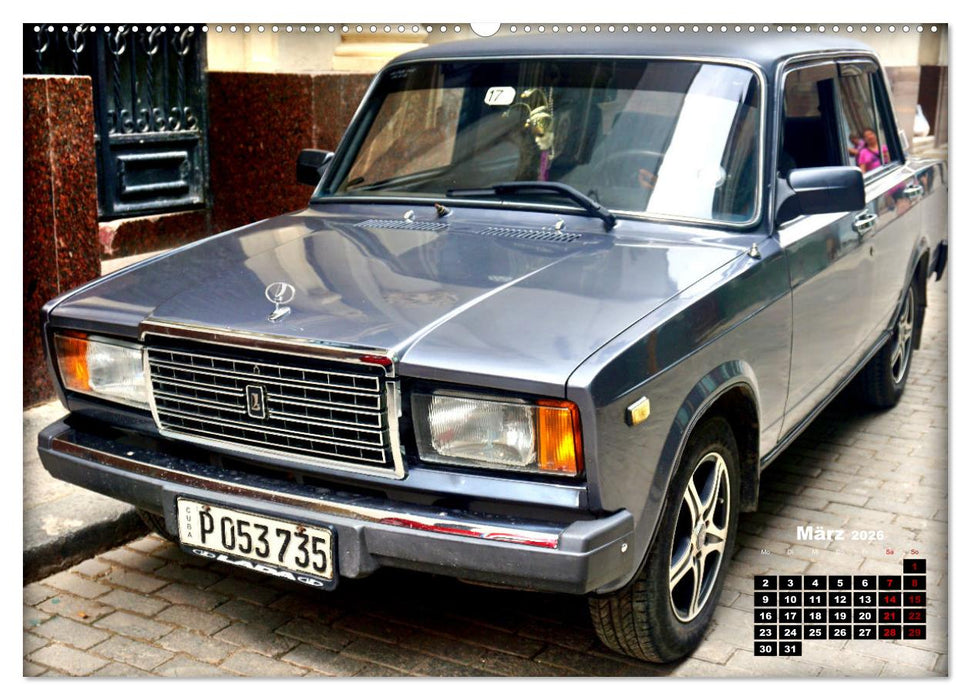 LADA-2107 - Die Auto-Ikone der UdSSR (CALVENDO Premium Wandkalender 2026)