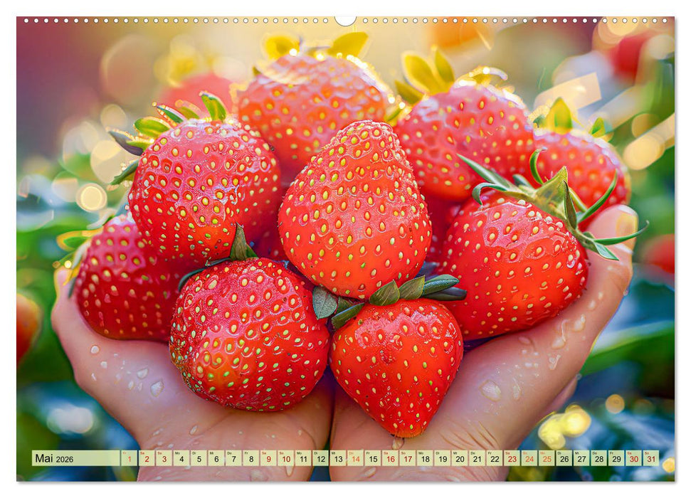 Ernteglück - Eine handvoll süßer Früchte zum Anbeißen (CALVENDO Wandkalender 2026)