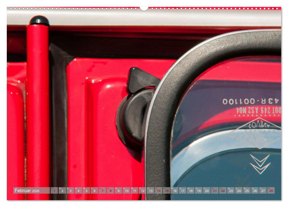 Citroën 2 CV Ente - Faszinierende Details (CALVENDO Premium Wandkalender 2026)