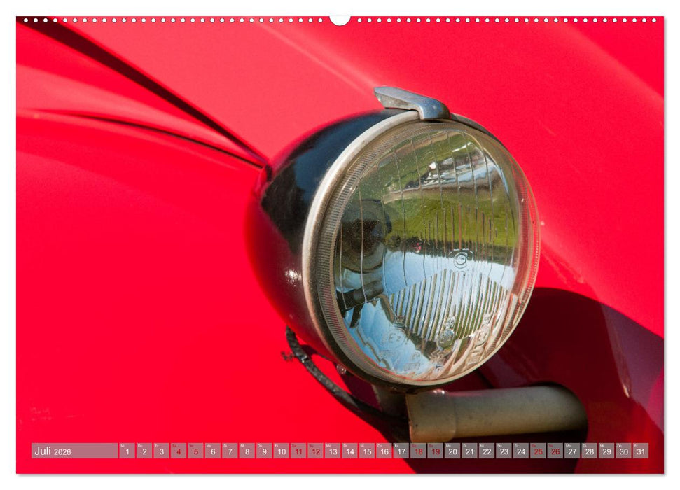 Citroën 2 CV Ente - Faszinierende Details (CALVENDO Premium Wandkalender 2026)