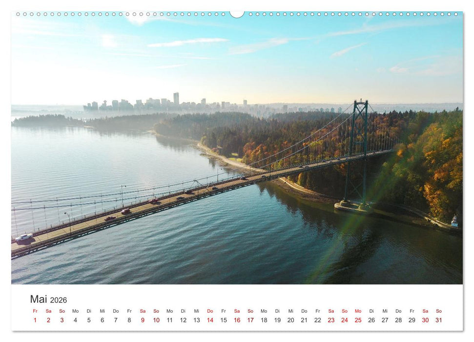 Vancouver - Eine wunderschöne Stadt an der Westküste Kanadas. (CALVENDO Premium Wandkalender 2026)