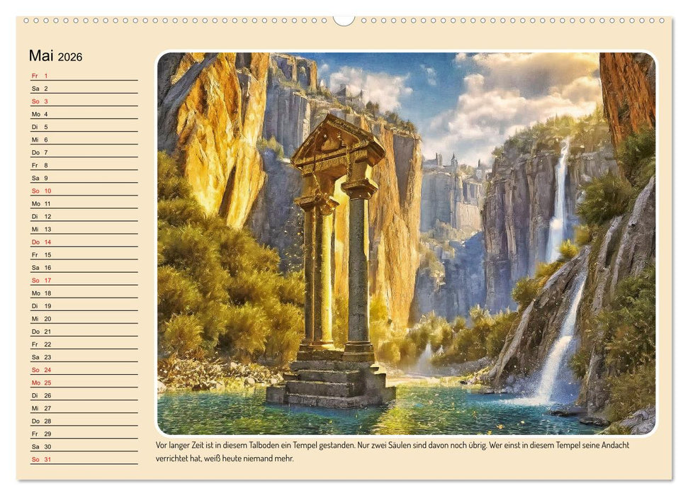 Orte einer Märchenwelt (CALVENDO Wandkalender 2026)