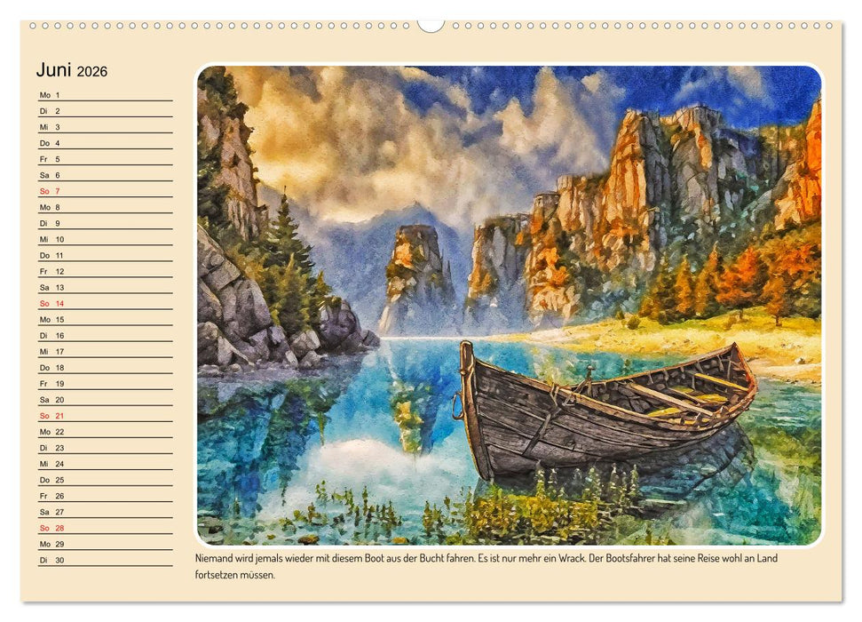 Orte einer Märchenwelt (CALVENDO Wandkalender 2026)