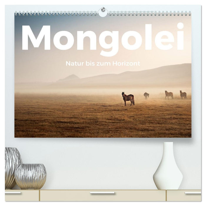 Mongolei - Natur bis zum Horizont (CALVENDO Premium Wandkalender 2026)