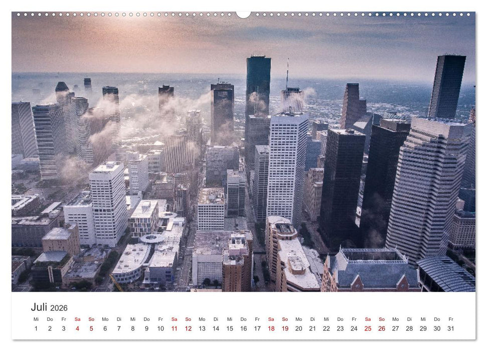 Houston - Space City (CALVENDO Premium Wandkalender 2026)