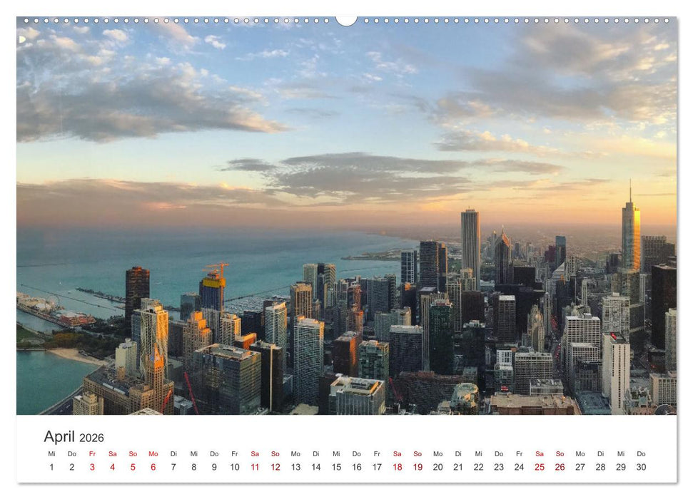 Chicago - Eine einzigartige Stadt. (CALVENDO Premium Wandkalender 2026)