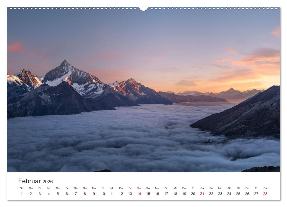 Alpen - Highlight eines beeindruckenden Gebirges (CALVENDO Premium Wandkalender 2026)