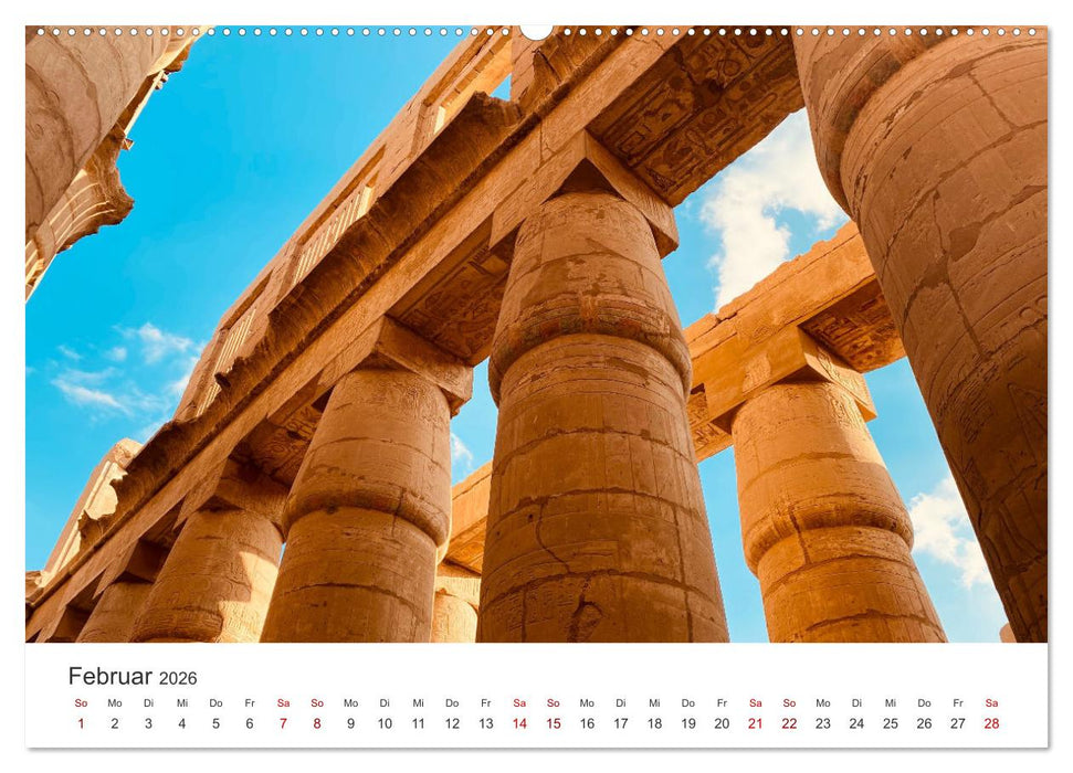 Ägypten - Einzigartige Bauten und spektakuläre Motive. (CALVENDO Premium Wandkalender 2026)