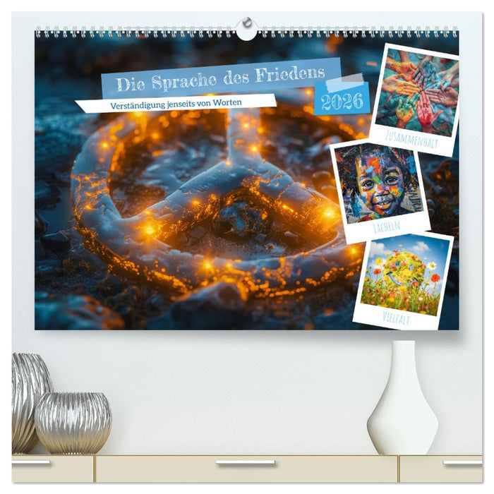 Die Sprache des Friedens (CALVENDO Premium Wandkalender 2026)