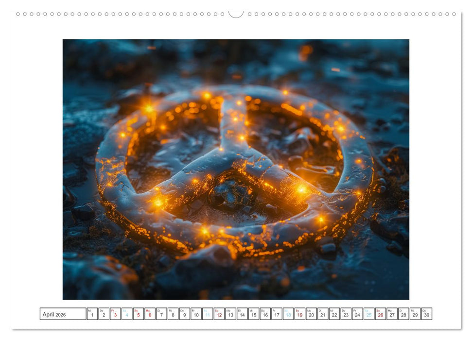 Die Sprache des Friedens (CALVENDO Premium Wandkalender 2026)