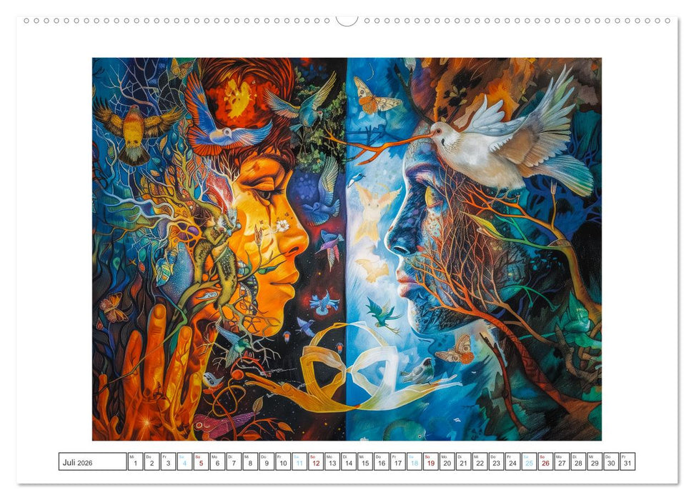 Die Sprache des Friedens (CALVENDO Premium Wandkalender 2026)