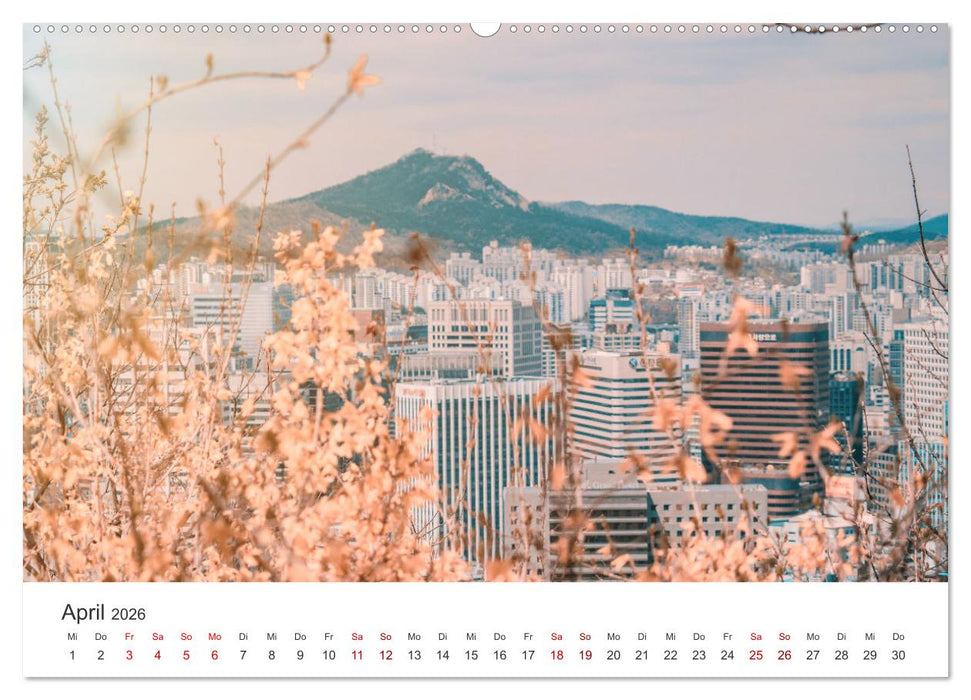 Südkorea - Eine Reise in ein unbekanntes Land. (CALVENDO Premium Wandkalender 2026)