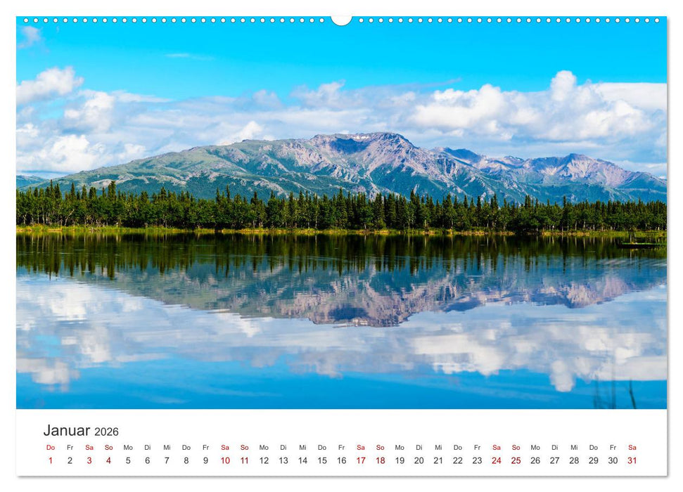 Alaska - Eine unvergessliche Reise. (CALVENDO Premium Wandkalender 2026)