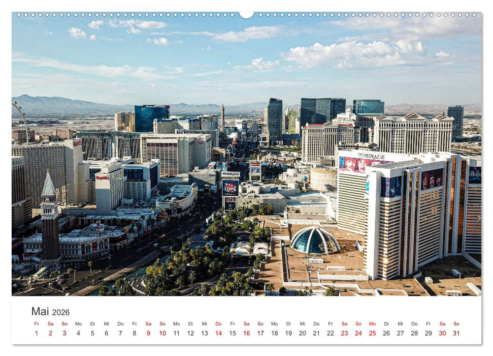 Las Vegas - Spiel, Spaß und Glück (CALVENDO Premium Wandkalender 2026)