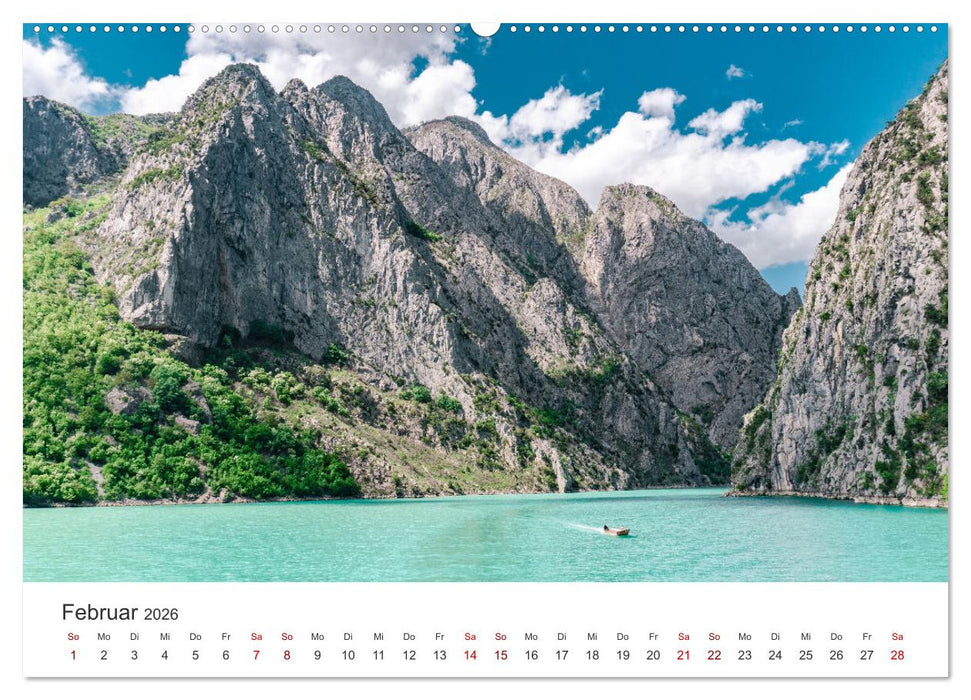 Albanien - Traumhafte Natur (CALVENDO Premium Wandkalender 2026)