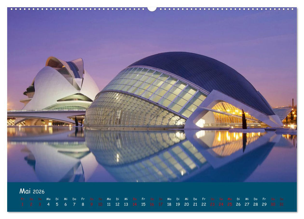 Valencia - Geschichte und Moderne (CALVENDO Premium Wandkalender 2026)