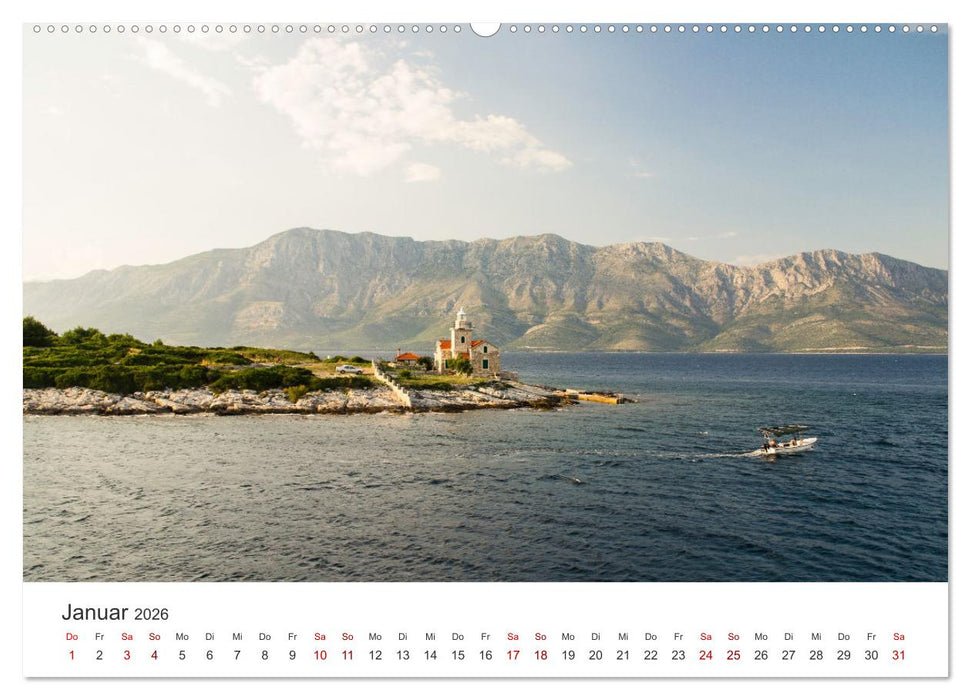 Kroatien - Eine Reise durch traumhafte Landschaften. (CALVENDO Premium Wandkalender 2026)