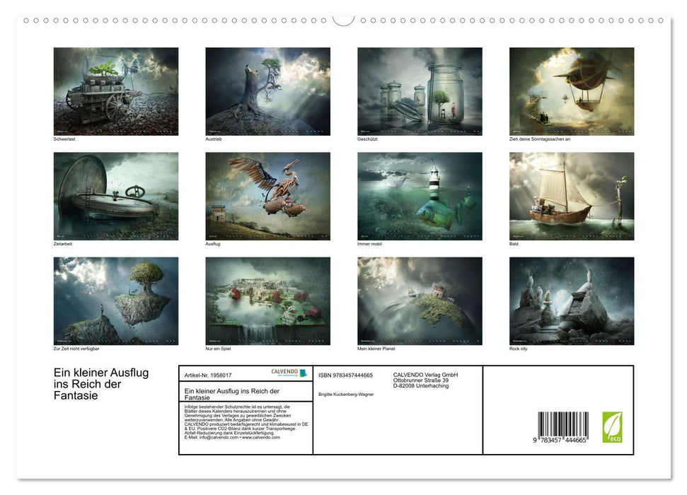 Ein kleiner Ausflug ins Reich der Fantasie (CALVENDO Premium Wandkalender 2026)