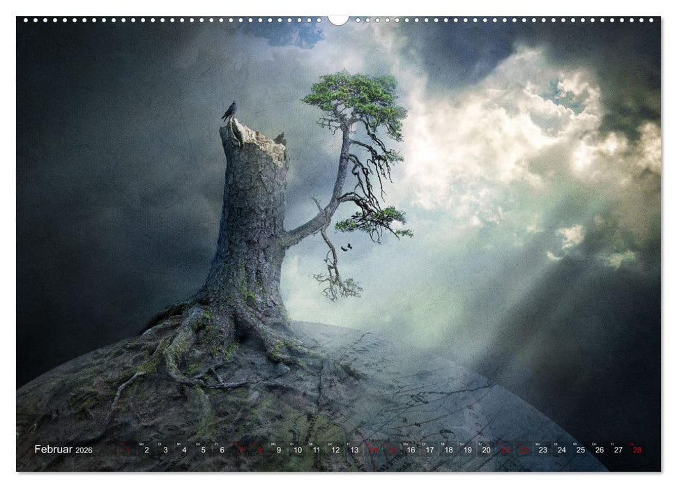 Ein kleiner Ausflug ins Reich der Fantasie (CALVENDO Premium Wandkalender 2026)