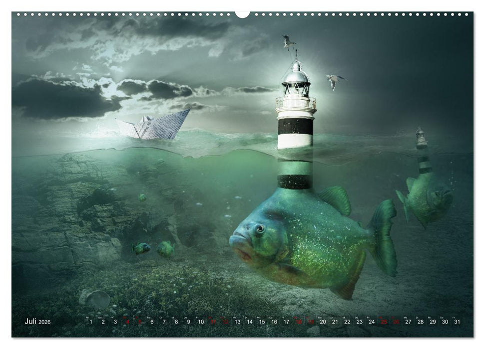 Ein kleiner Ausflug ins Reich der Fantasie (CALVENDO Premium Wandkalender 2026)