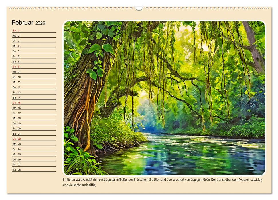 Orte einer Märchenwelt (CALVENDO Premium Wandkalender 2026)