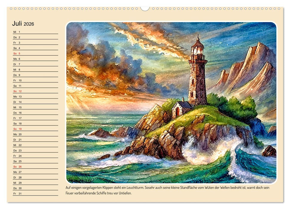 Orte einer Märchenwelt (CALVENDO Premium Wandkalender 2026)