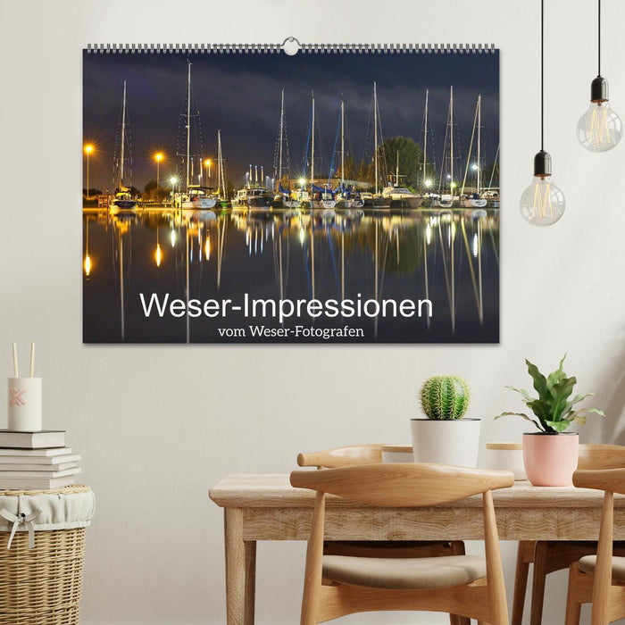 Weser-Impressionen (CALVENDO Wandkalender 2026)
