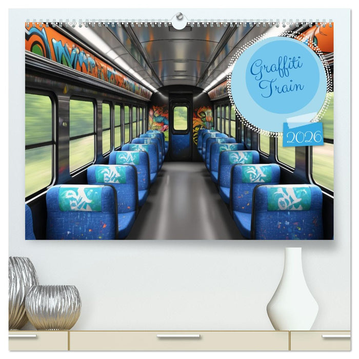 Graffiti Train (CALVENDO Premium Wandkalender 2026)