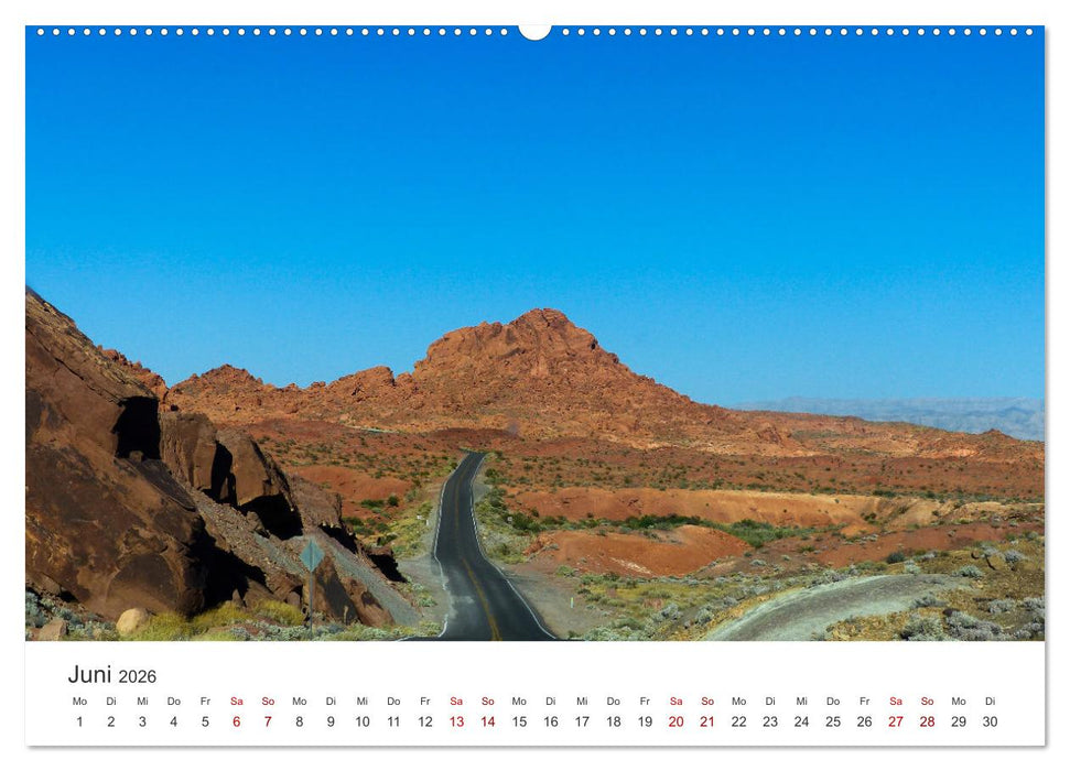 Nevada - Mehr als nur Las Vegas (CALVENDO Premium Wandkalender 2026)