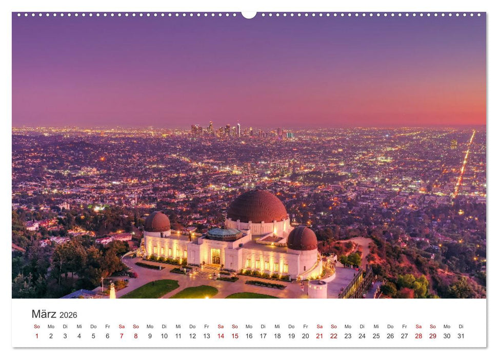 Los Angeles - City of Angels (CALVENDO Premium Wandkalender 2026)