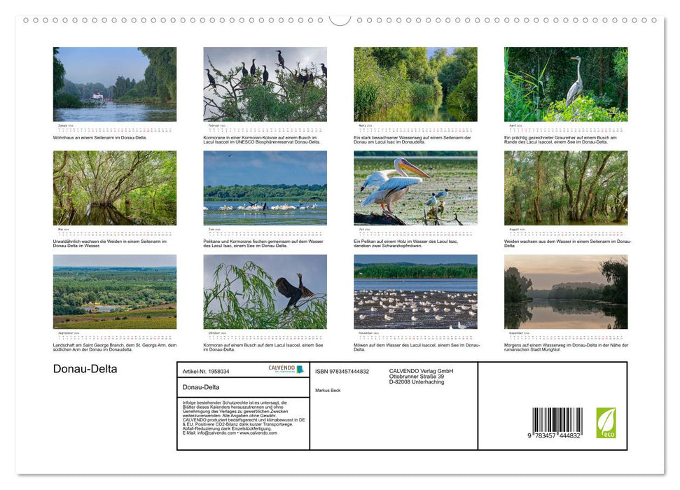 Donau-Delta (CALVENDO Premium Wandkalender 2026)
