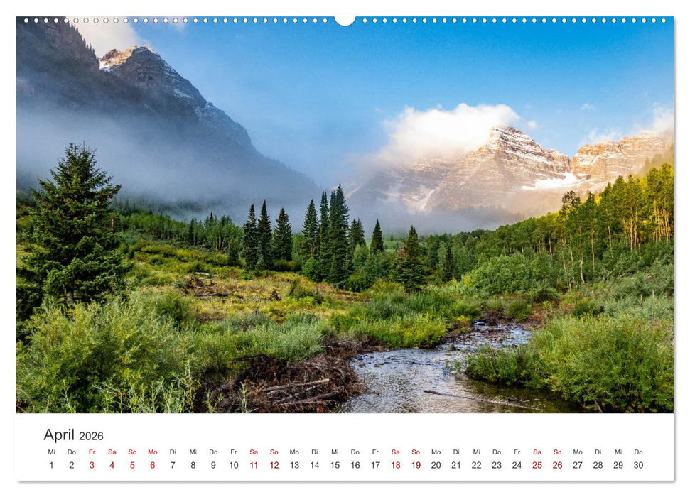 Colorado - Wundervolle Landschaften (CALVENDO Premium Wandkalender 2026)