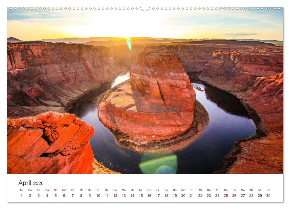 Arizona - Grand Canyon State (CALVENDO Premium Wandkalender 2026)