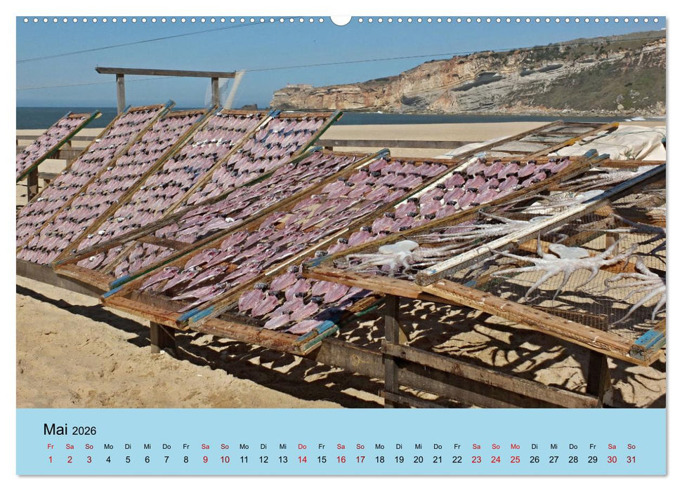 Nazare (CALVENDO Premium Wandkalender 2026)