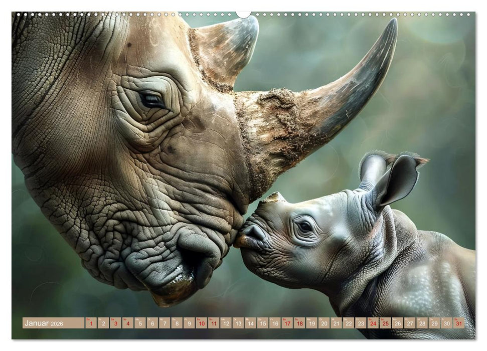 Tierkinder des Südens (CALVENDO Wandkalender 2026)