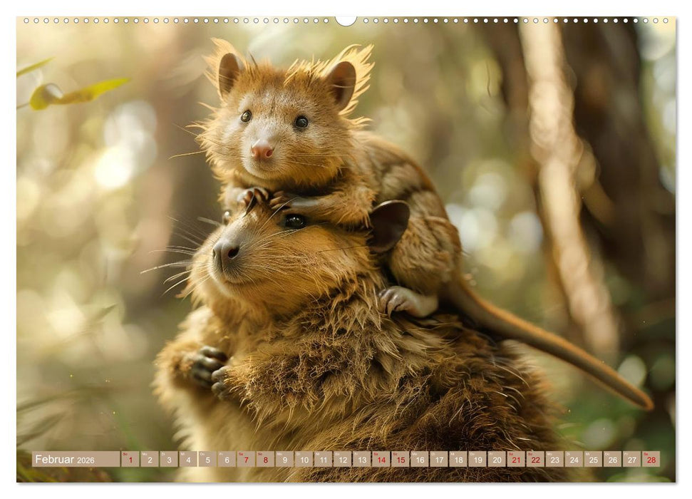 Tierkinder des Südens (CALVENDO Wandkalender 2026)