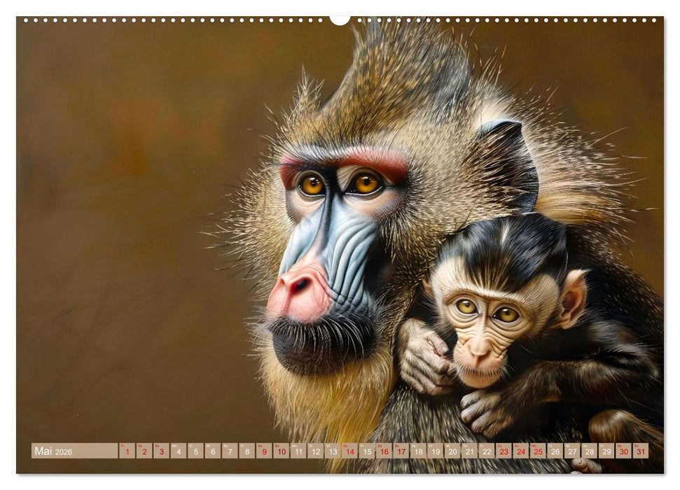 Tierkinder des Südens (CALVENDO Wandkalender 2026)