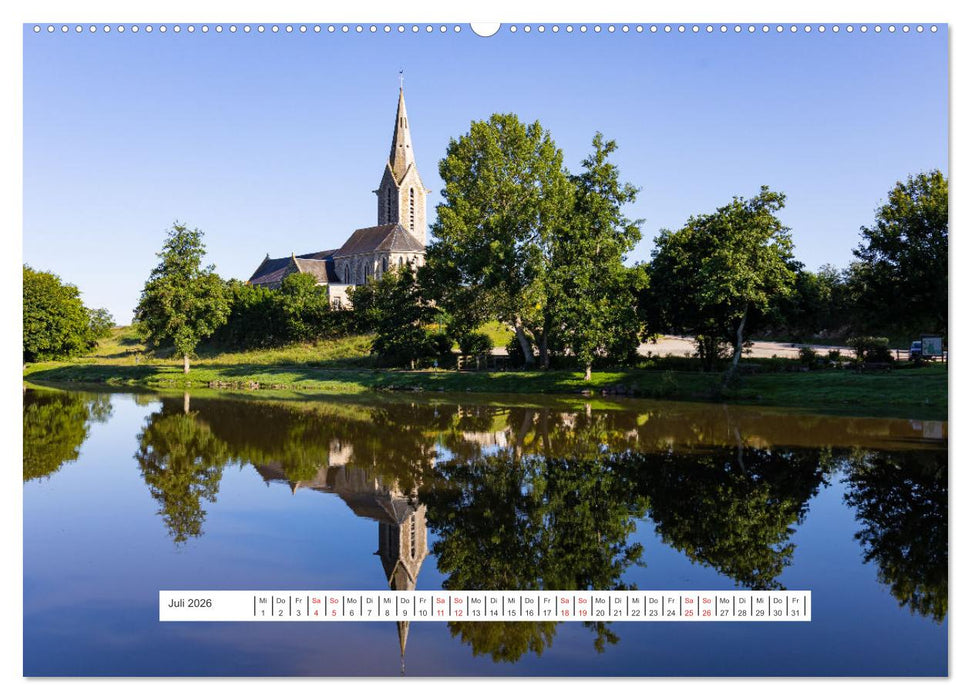 Pittoreske Normandie (CALVENDO Premium Wandkalender 2026)