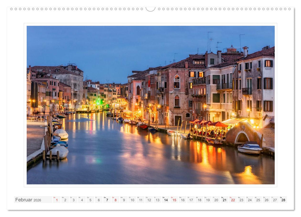 Venedig - Stadt im Meer (CALVENDO Premium Wandkalender 2026)