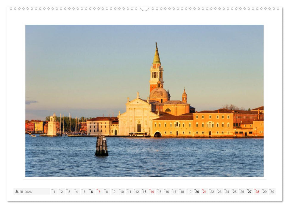 Venedig - Stadt im Meer (CALVENDO Premium Wandkalender 2026)