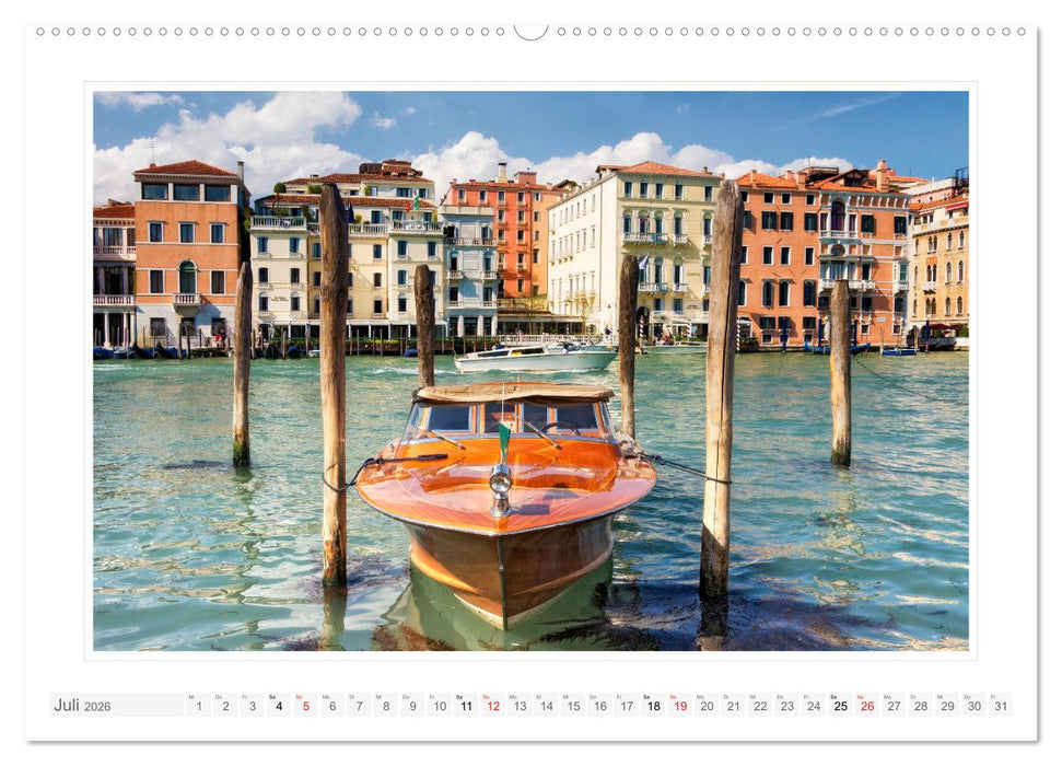 Venedig - Stadt im Meer (CALVENDO Premium Wandkalender 2026)