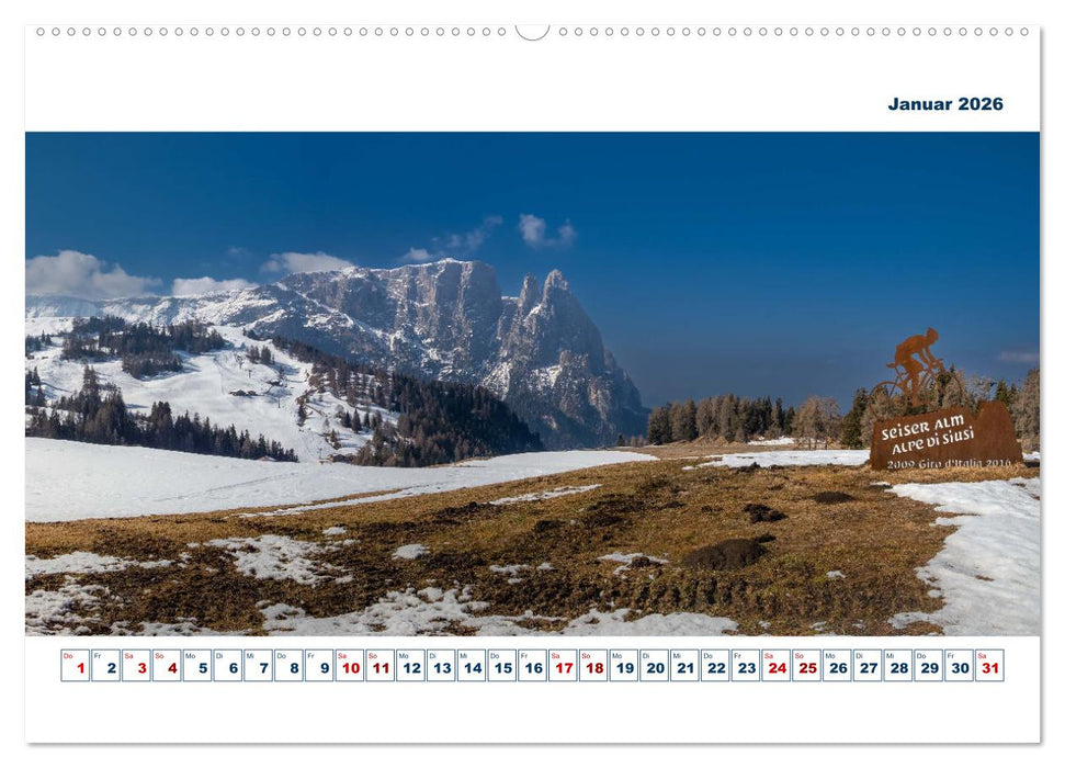 Südtirol - Dolomiten-Träume by VogtArt (CALVENDO Premium Wandkalender 2026)