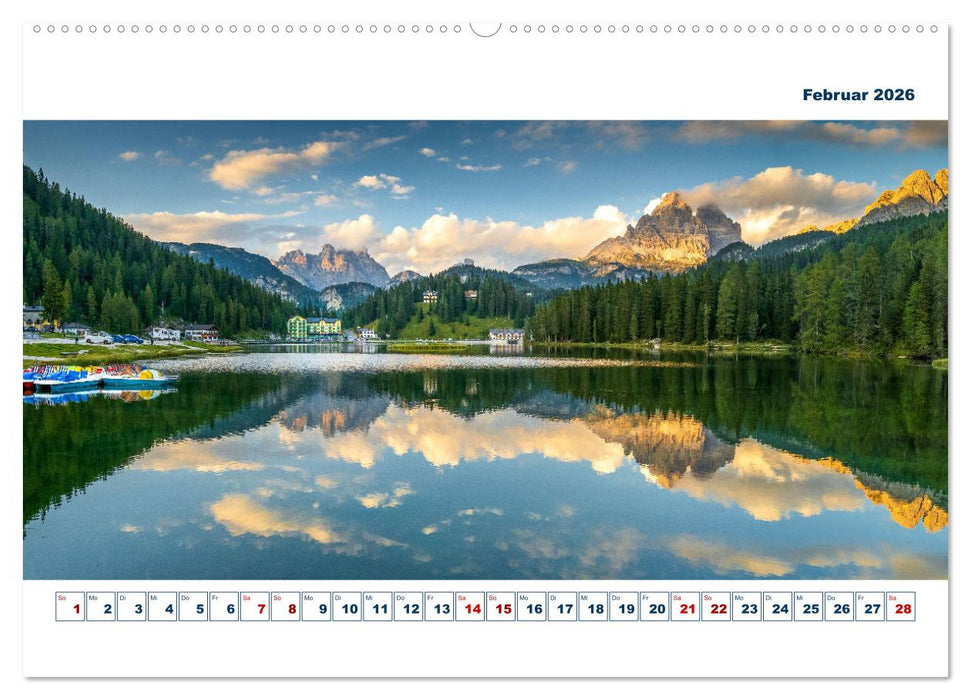 Südtirol - Dolomiten-Träume by VogtArt (CALVENDO Premium Wandkalender 2026)